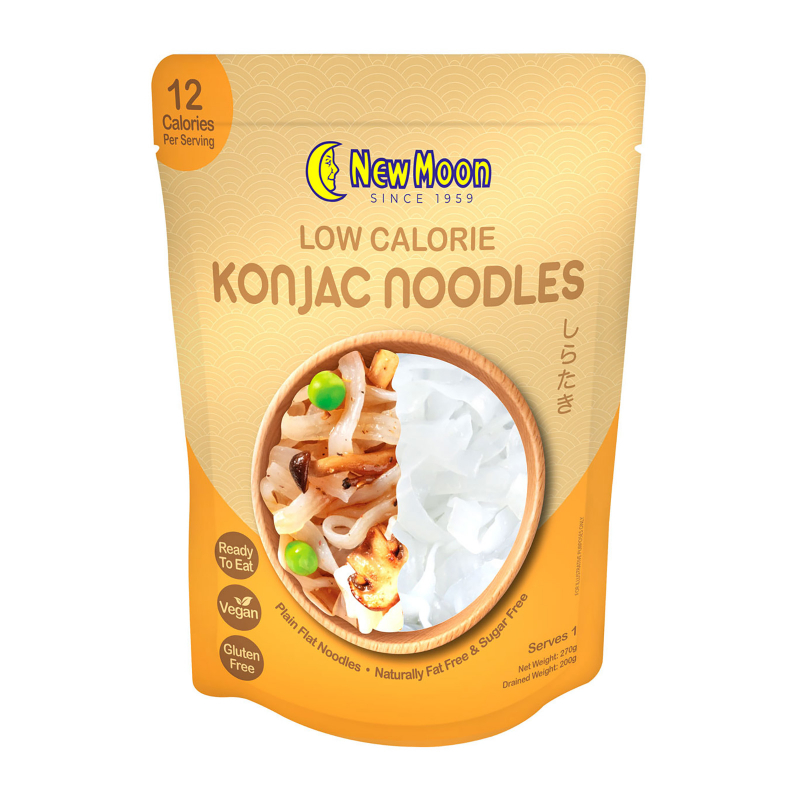 New Moon Low Calorie Flat Konjac Noodles