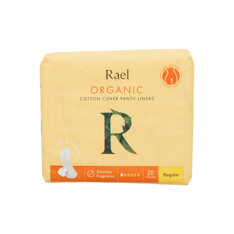 Rael Organic Cotton Regular Pantyliners 20s