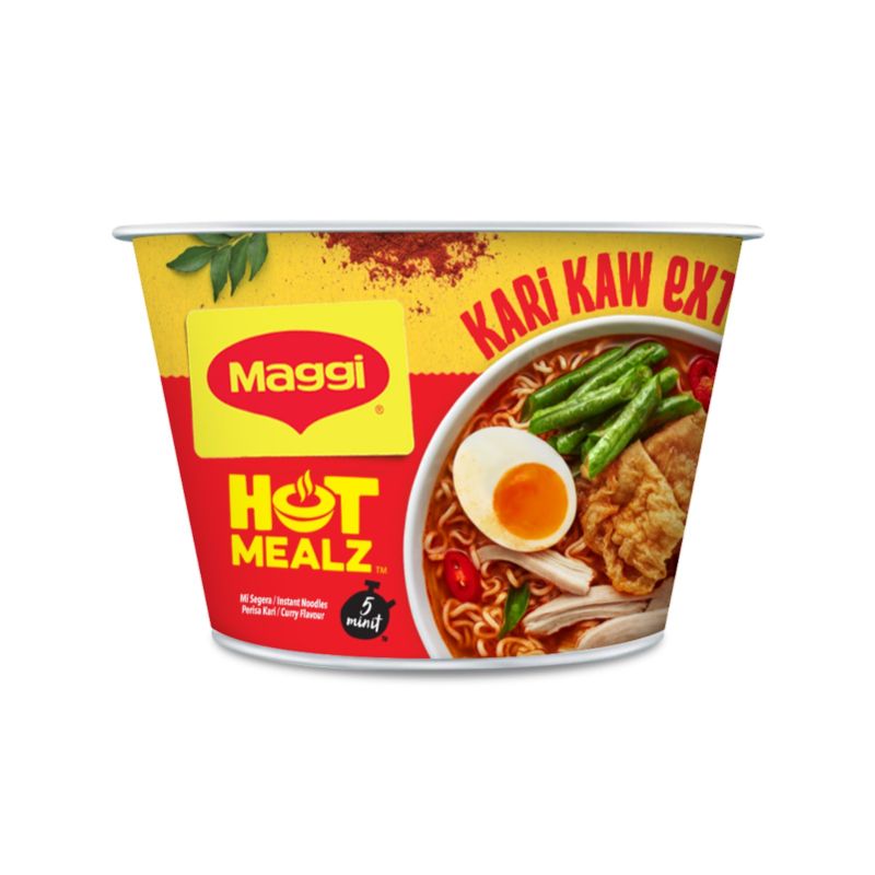 Maggi Hot Mealz Curry Curry Kaw Instant Noodles Bowl