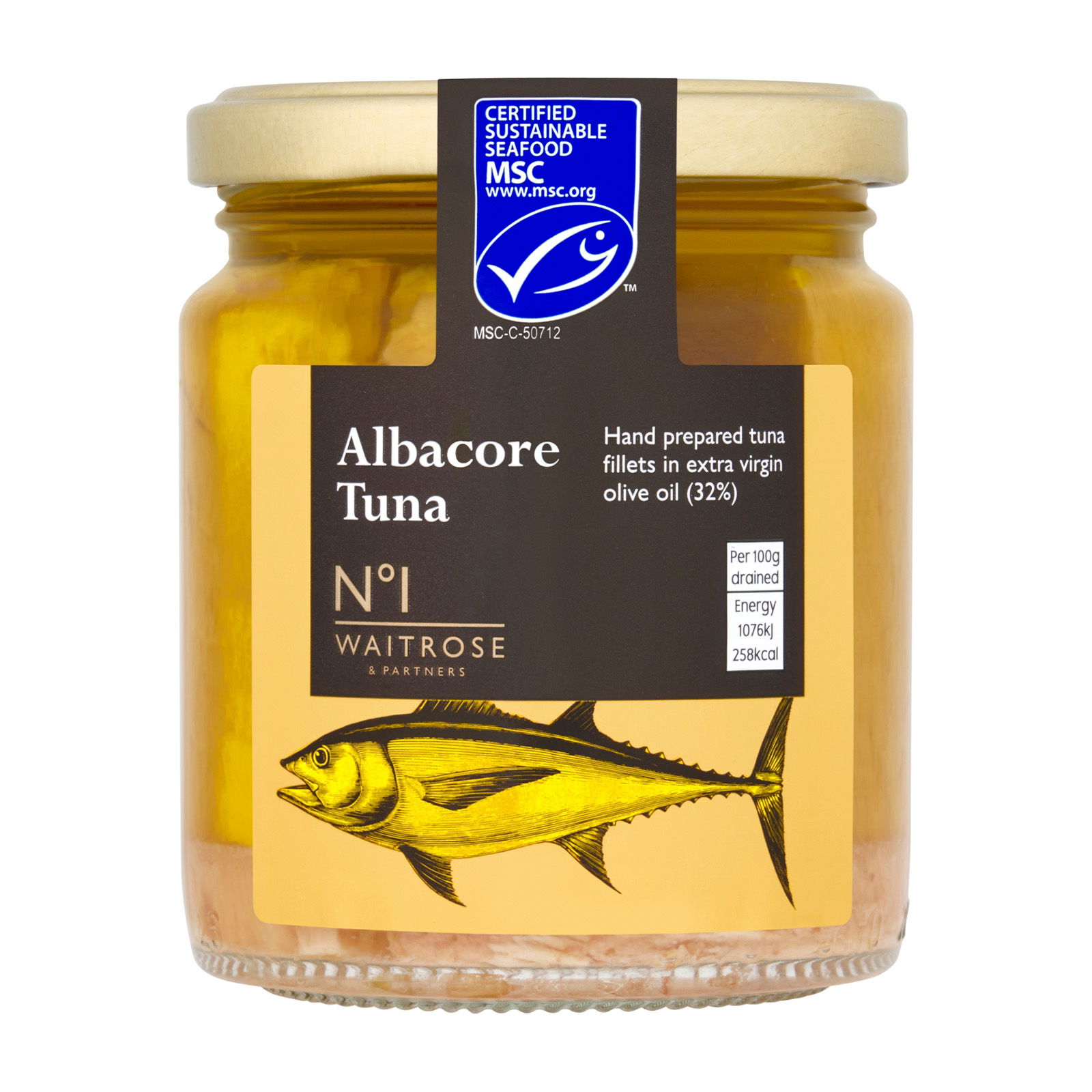 WAITROSE 1 Waitrose No. 1 Albacore Tuna in Extra Virgin Olive Oil