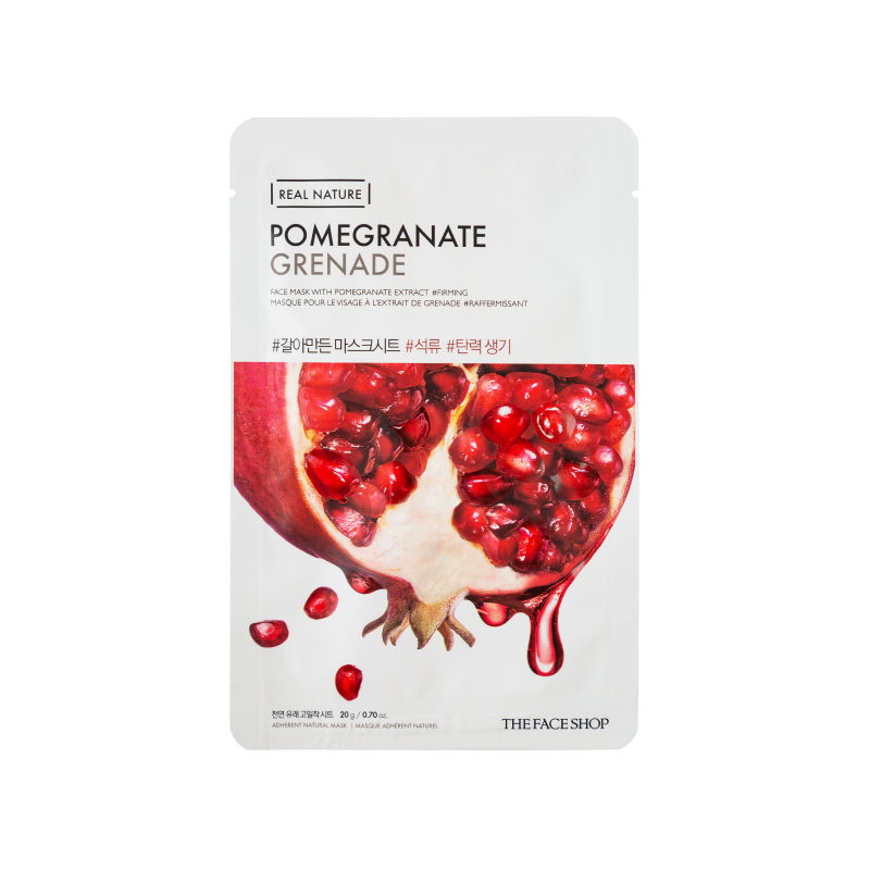 The Face Shop Real Nature Pomegranate Sheet Mask 1s