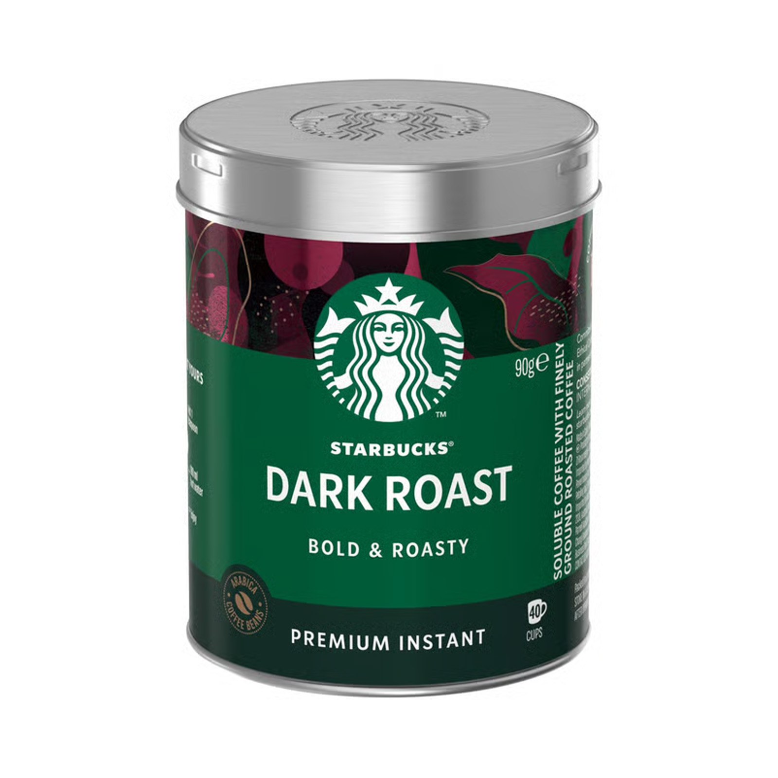 STARBUCKS Dark Roast Instant Coffee Tin