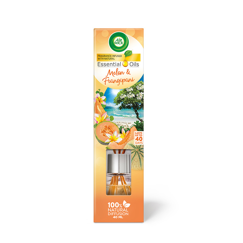 AIRWICK Melon & Frangipani Reed Diffuser Air Freshener