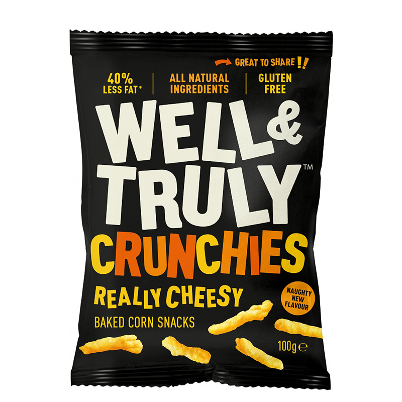 WELL & TRULY Really Cheesy Crunchies