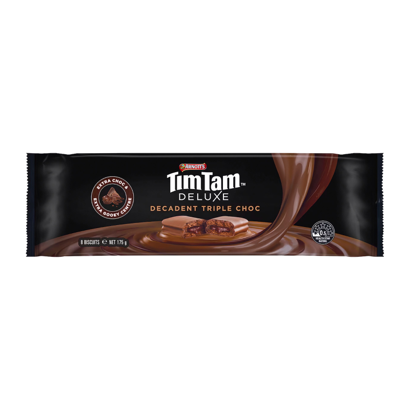 Arnott's Tim Tam Deluxe Decadent Triple Chocolate Biscuits