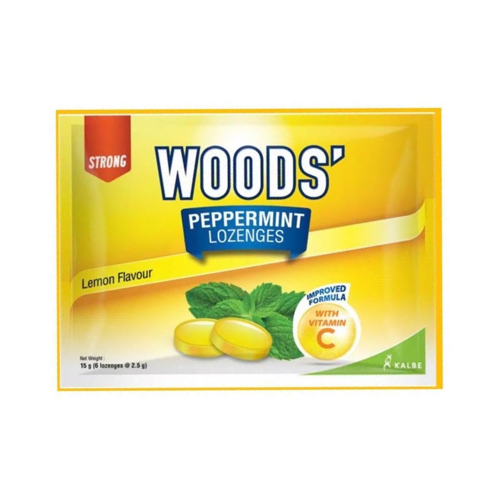 Woods Lozenges Lemon With Vitamin C