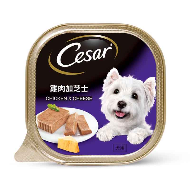 Cesar Chicken & Cheese Dog Food Can