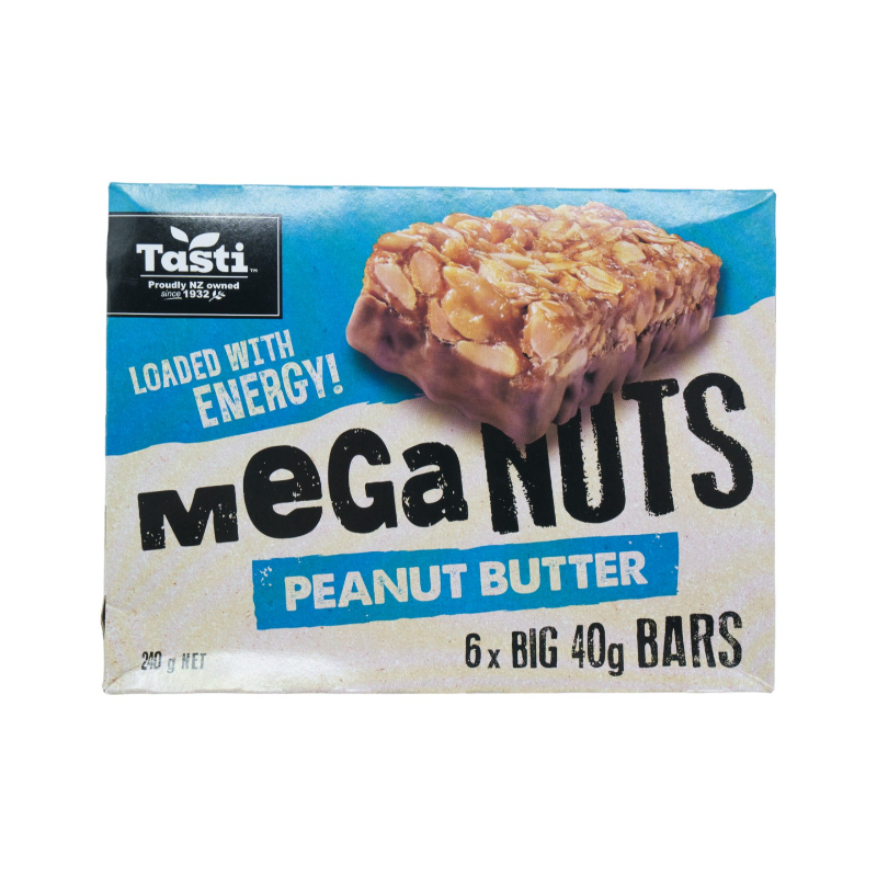 TASTI Peanut Butter Mega Nut Bars