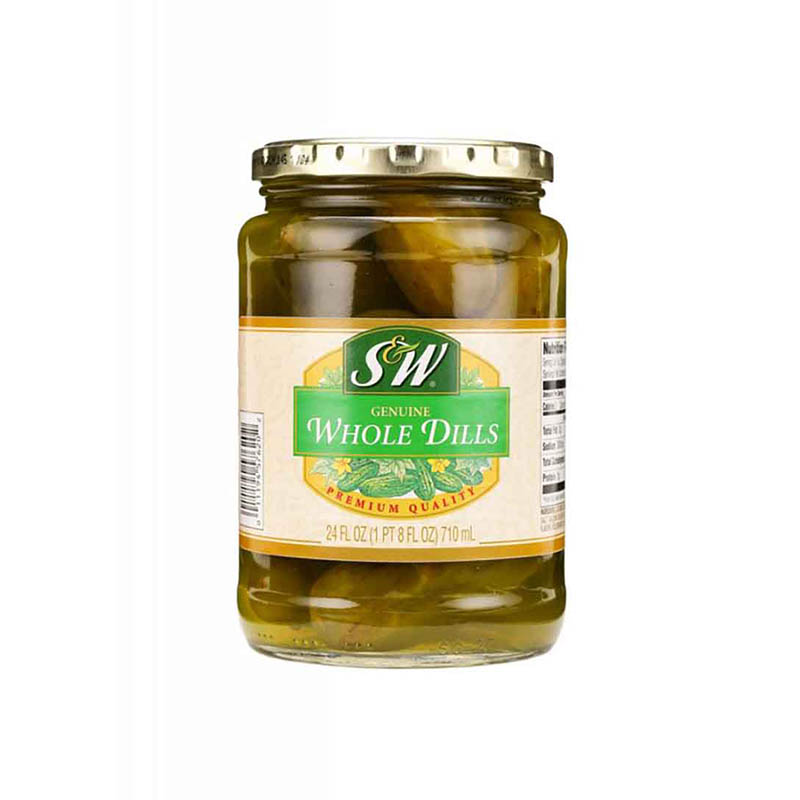 S&W Genuine Whole Dill Pickles