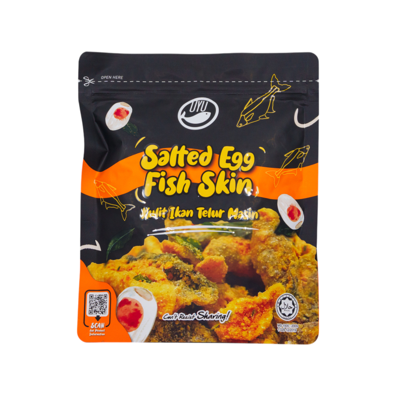 OYU Salted Egg Fish Skin Snacks
