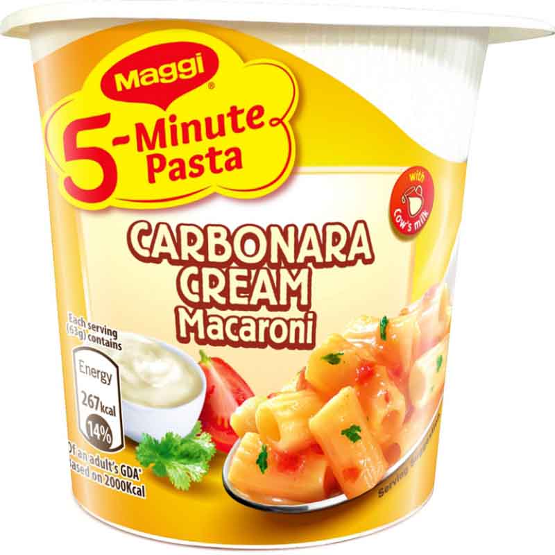 Maggi 5-Minute Carbonara Cream Macaroni Instant Pasta