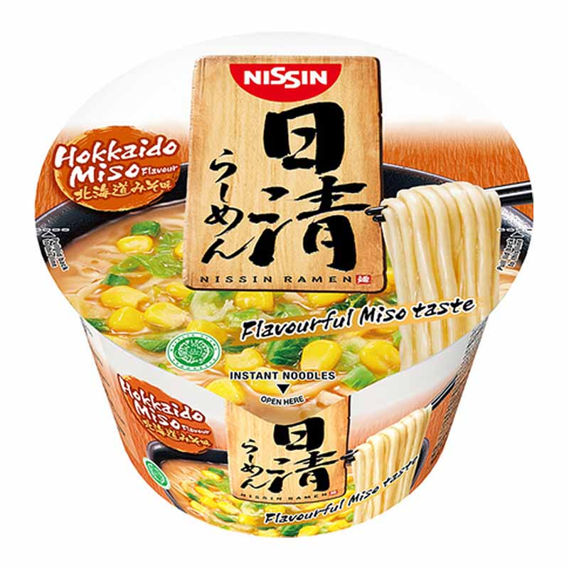 Nissin Hokkaido Miso Instant Noodles Bowl