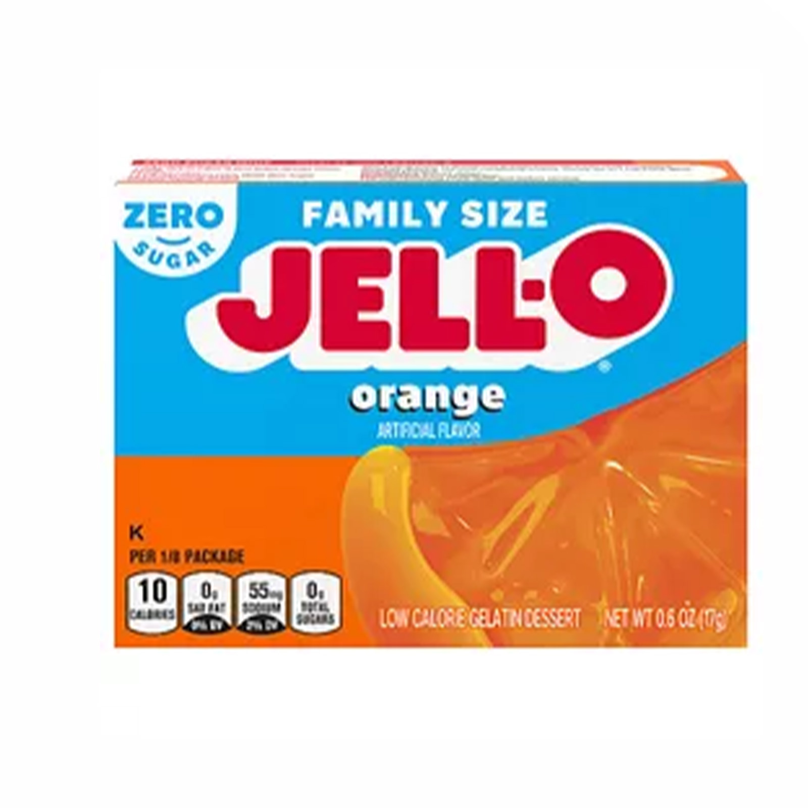 JELL-O Orange Gelatin Sugar Free