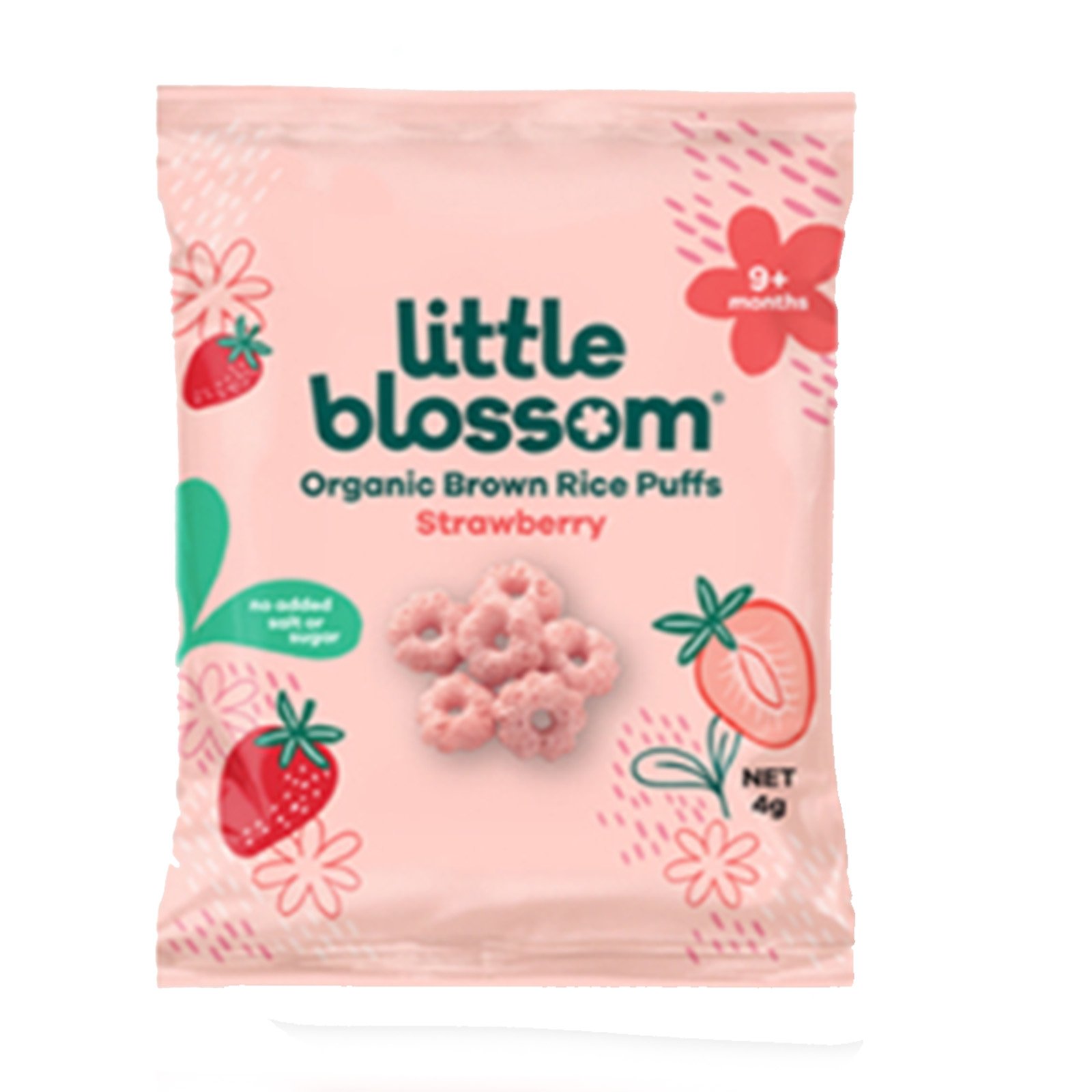 LITTLE BLOSSOM Strawberry Mini Baby Puffs