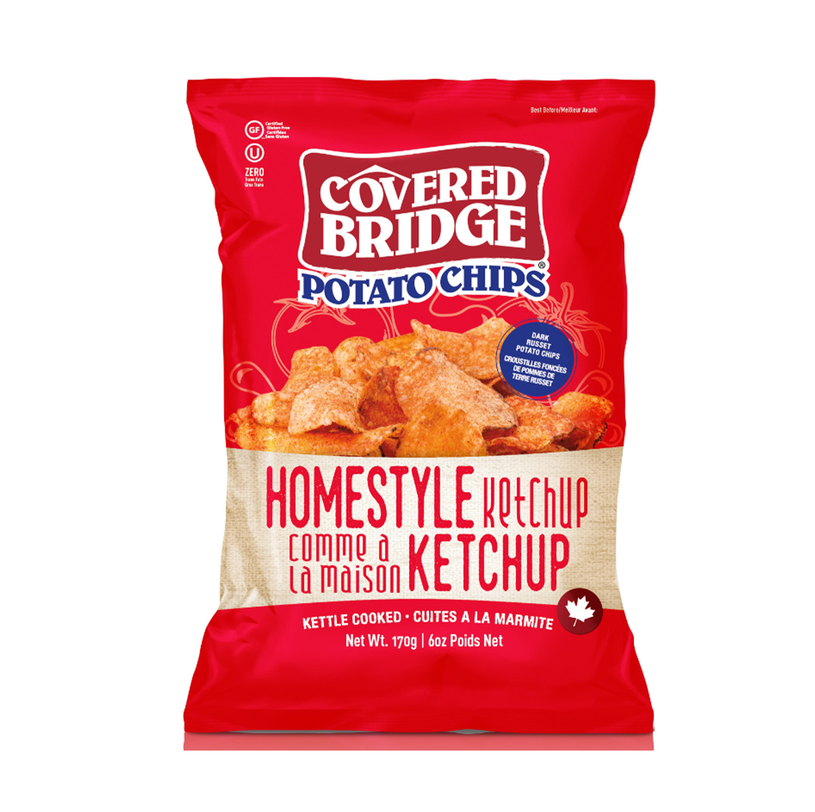 COVERED BRIDGE Ketchup Potato Chips