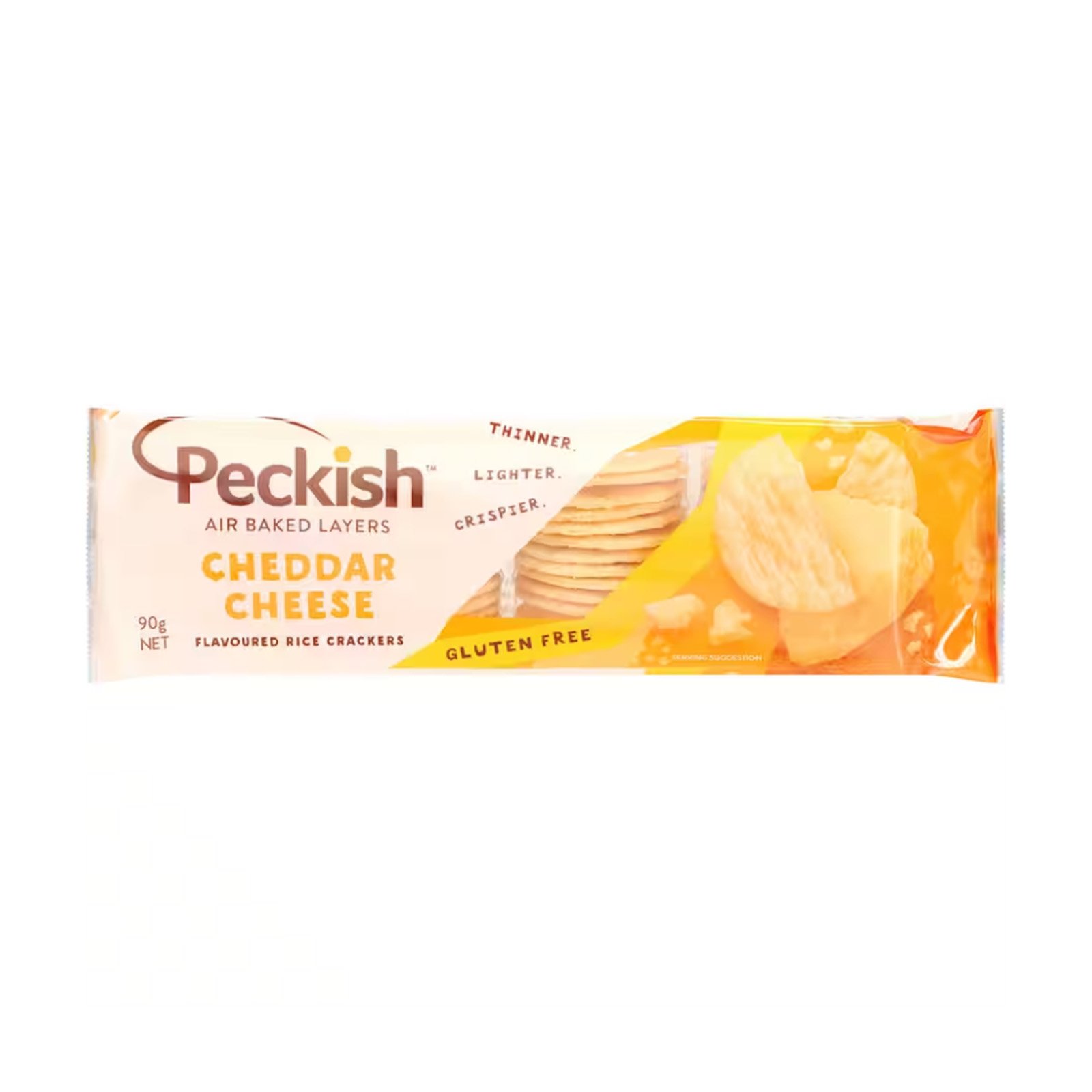 PECKISH Cheese Rice Crackers