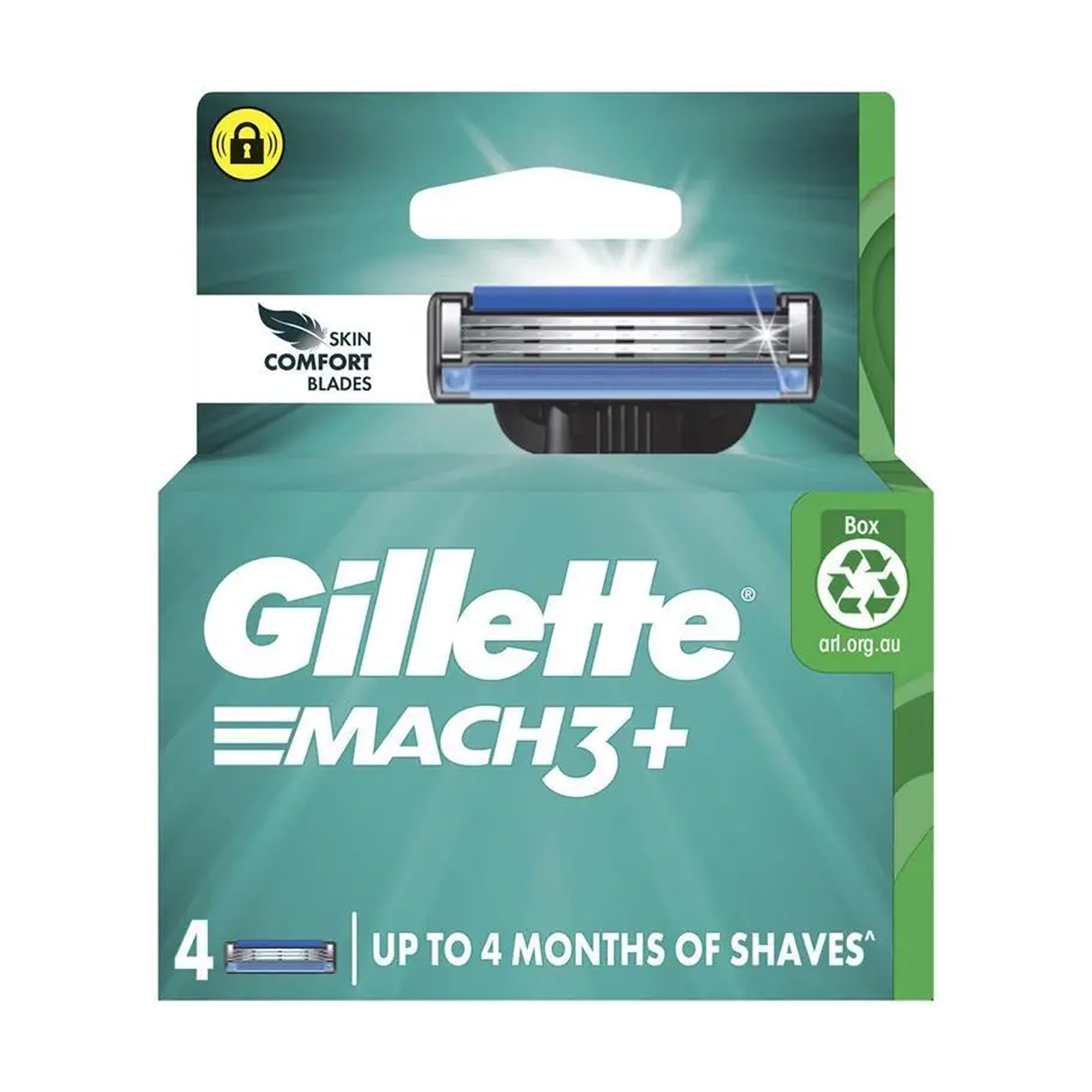 Gillette Mach3 Cartridge Refills 4s
