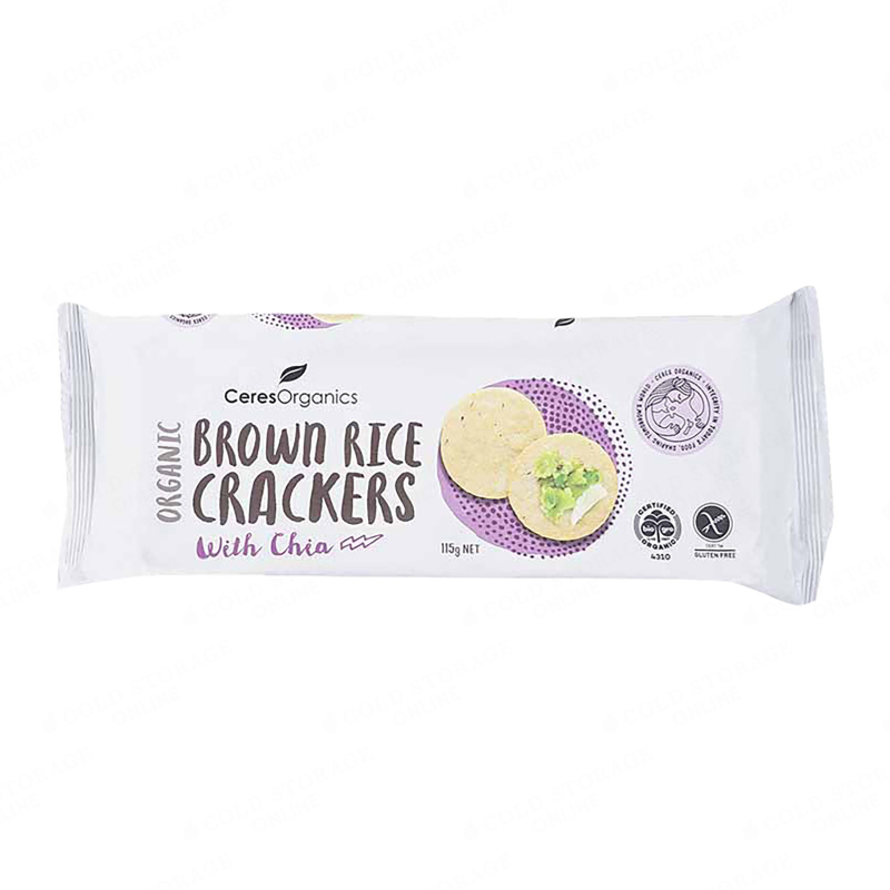 CERES ORGANICS Chia Rice Crackers