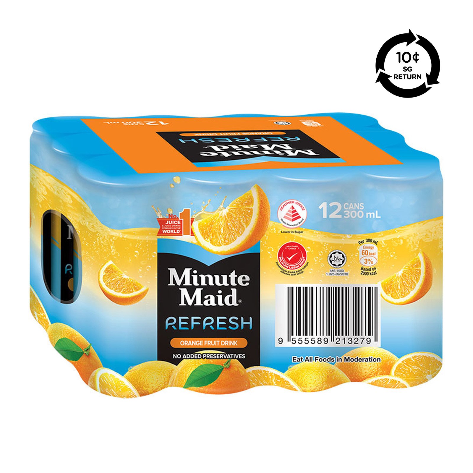 MINUTE MAID [Bcrs] MINUTE MAID Refresh Orange Fruit Juice Drink