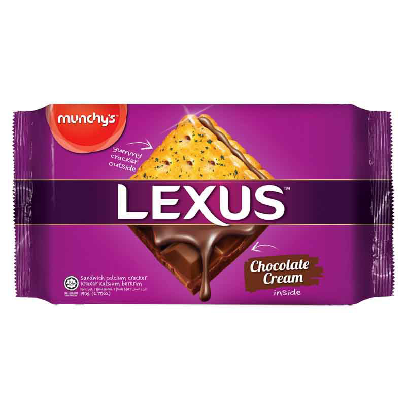 Munchy'S Lexus Chocolate Sandwich Crackers