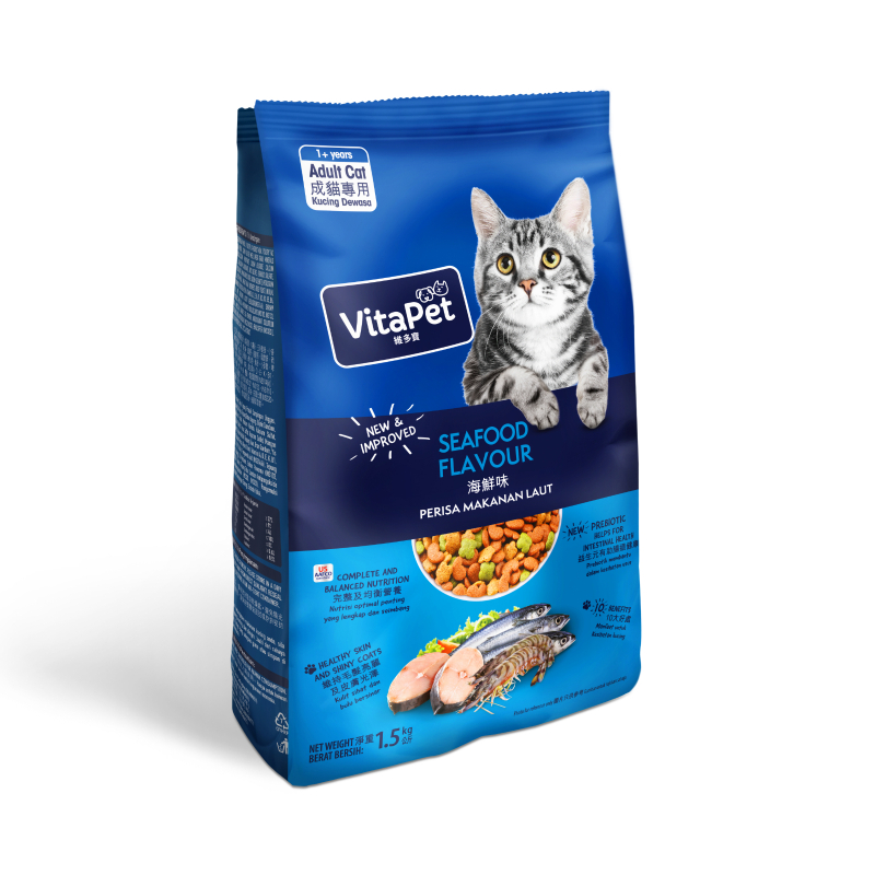 VITA PET VitaPet Seafood Dry Cat Food