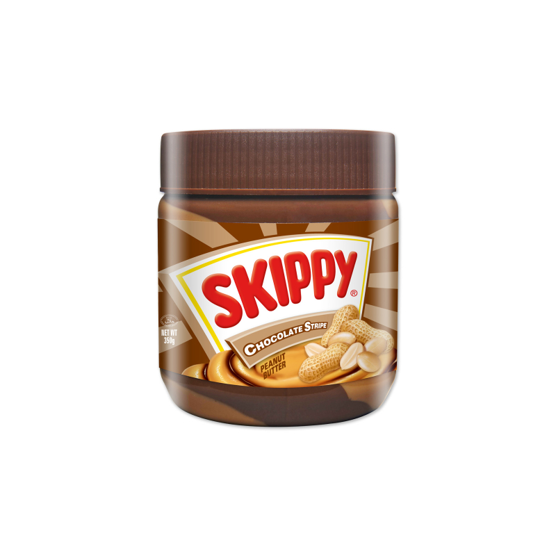 Skippy Chocolate Stripe Peanut Butter 350g