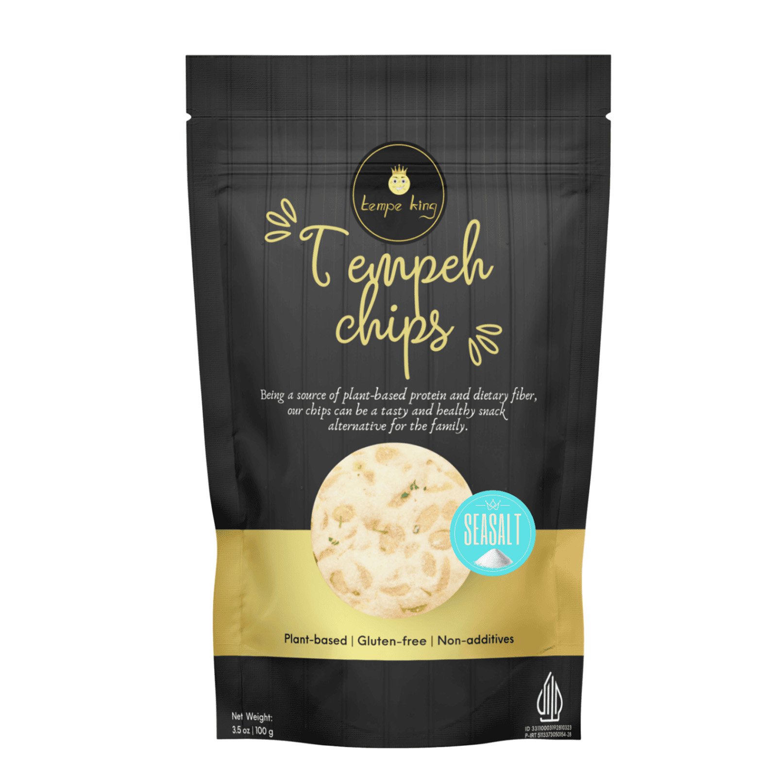 TEMPE KING Tempeh Chips Seasalt