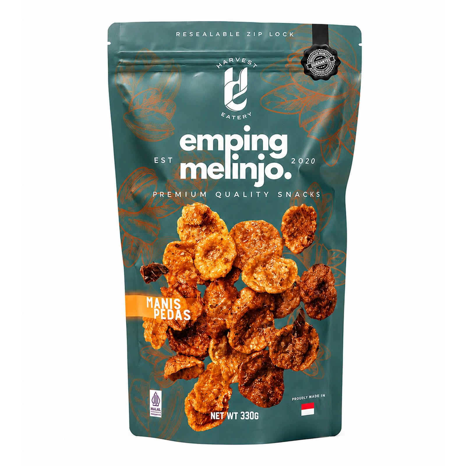 HARVEST EATERY Emping Melin Manis Pedas