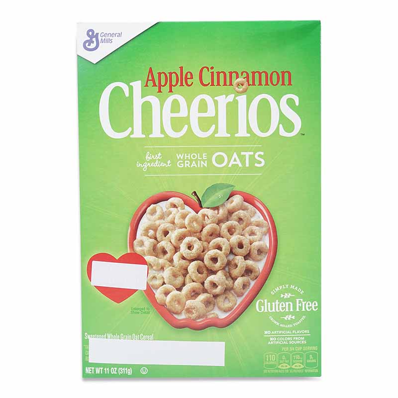 GENERAL MILLS Apple Cinnamon Cheerios Cereal 14.2oz