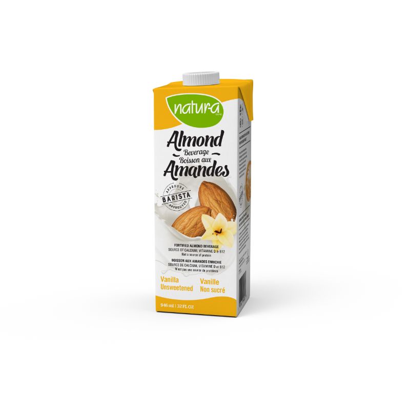 NATURA Unsweetened Vanilla Almond Uht Milk