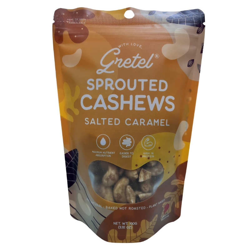 GRETEL Salted Caramel Sprouted Cashews