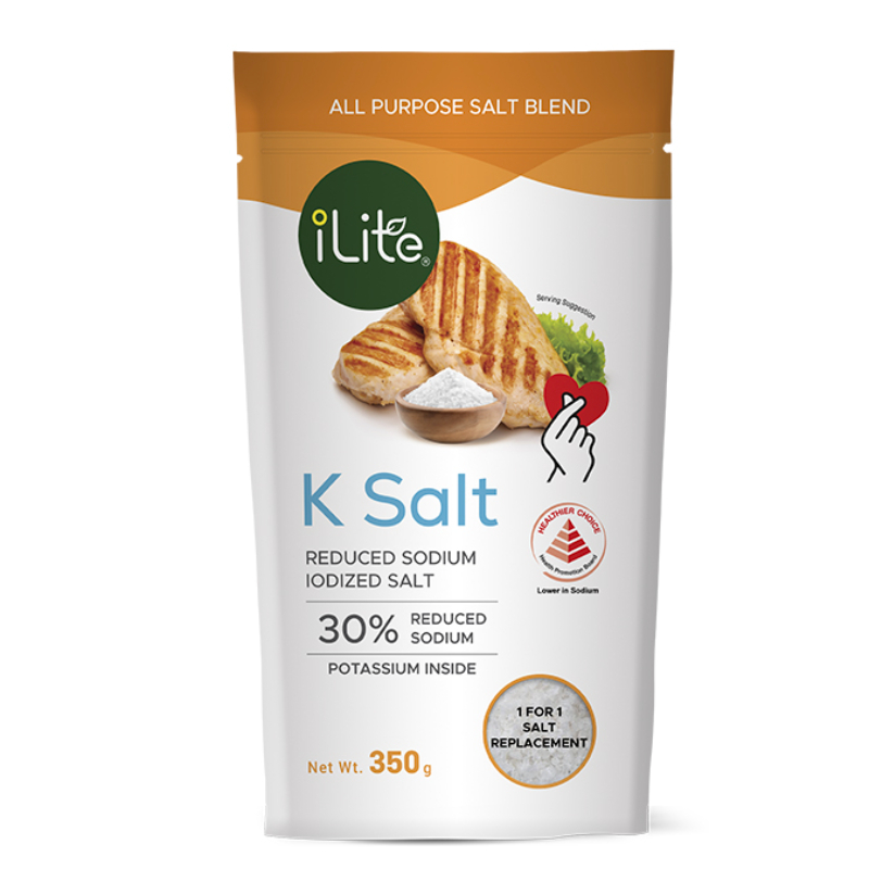 I LITE iLite K Salt 30% Reduced Sodium Iodized Salt