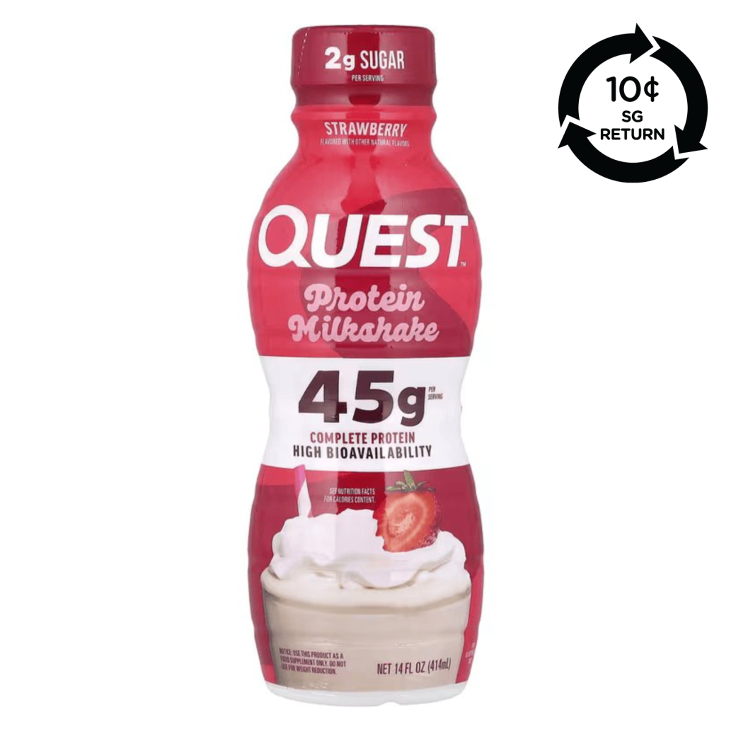 [BCRS] Quest Protein Milkshake Strawberry 414ml