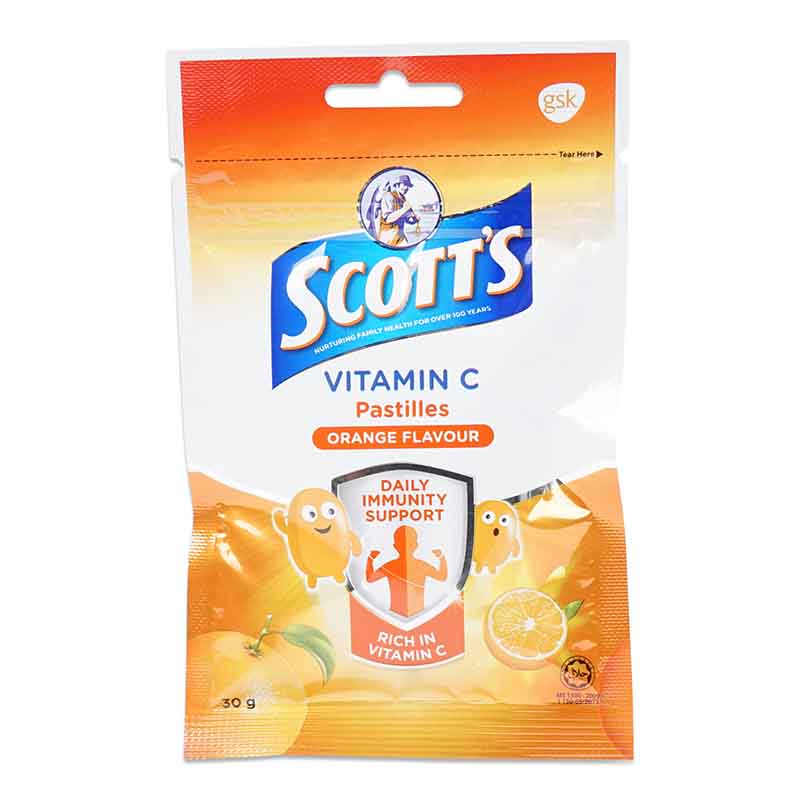 SCOTTS Scott's Orange Vitamin C Children Pastilles Vitamins
