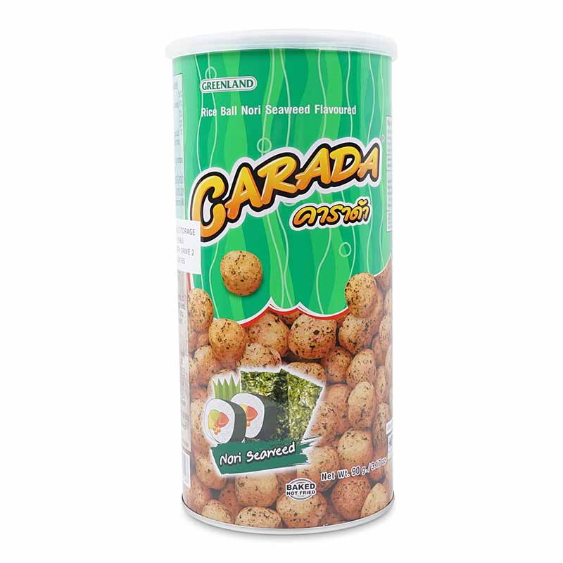 CARADA Nori Seaweed Flavour Rice Balls Seafood Crackers
