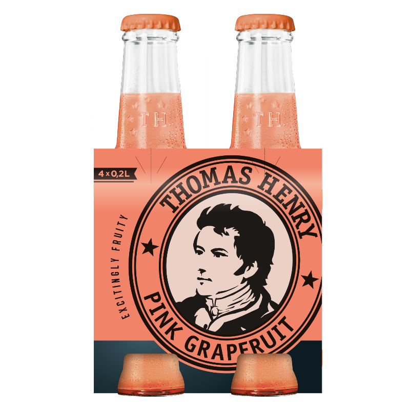 THOMAS HENRY Pink Grapefruit Tonic Water Bottle