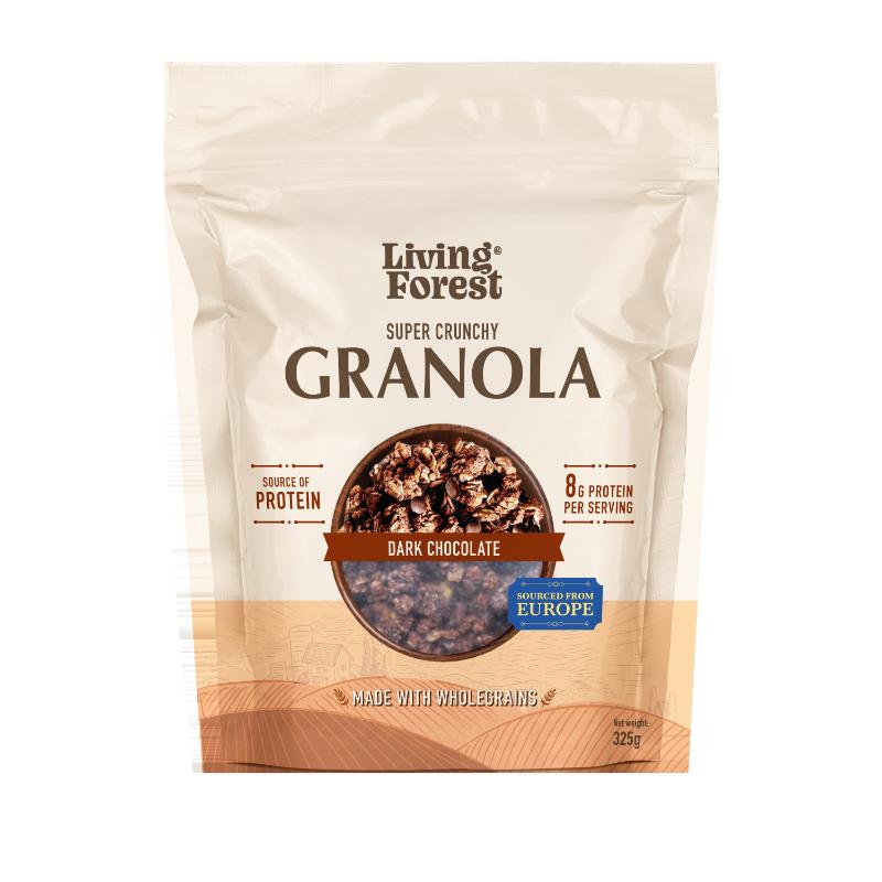 LIVING FOREST Dark Chocolate Granola