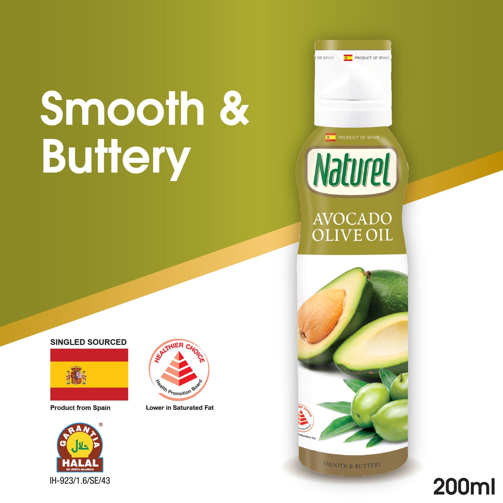 Naturel Avocado Olive Oil Spray