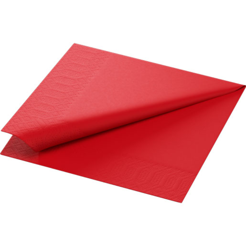 DUNI Red 3-Ply Napkin 33cm x 33cm
