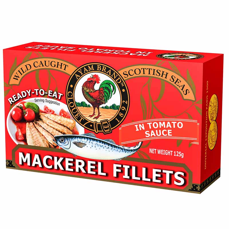 Ayam Brand Mackerel in Tomato Sauce