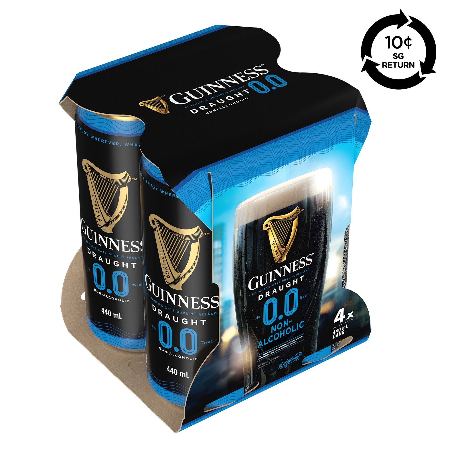 Guinness Draught 0.0 Can x