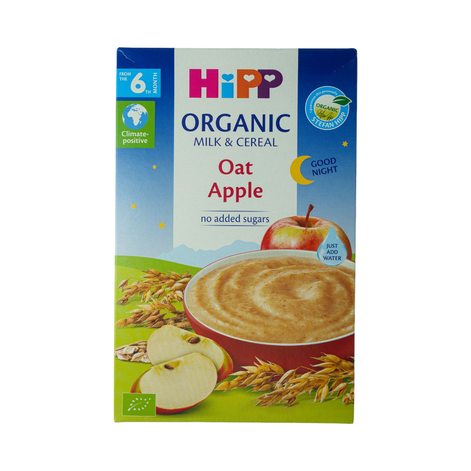 HIPP 6 Months+ Organic Good Night Oat & Apple Milk Pap Baby Cereal