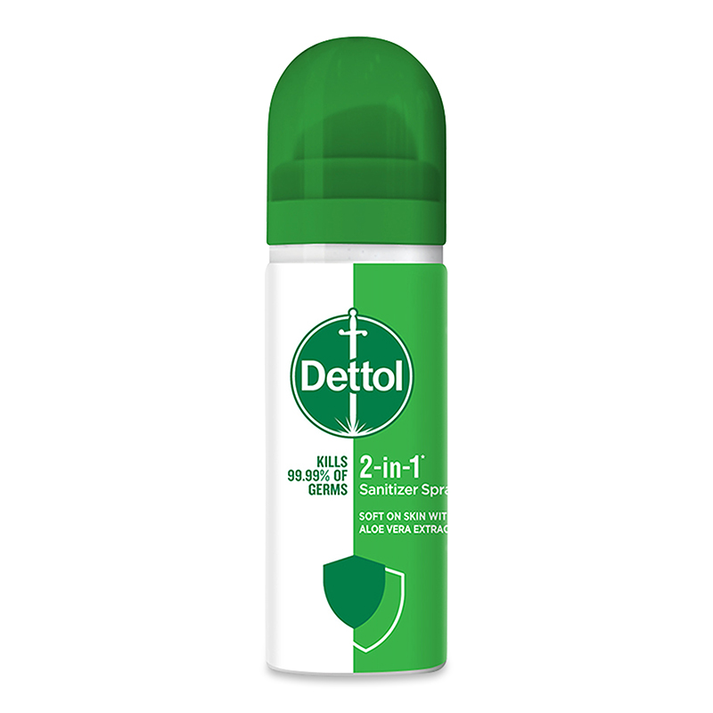 Dettol 2-in-1 Hand Sanitizer Spray