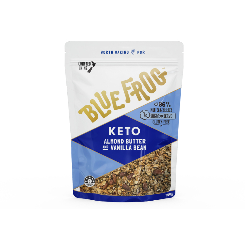 Blue Frog Almond Butter & Vanilla Bean Keto Cereal 300g