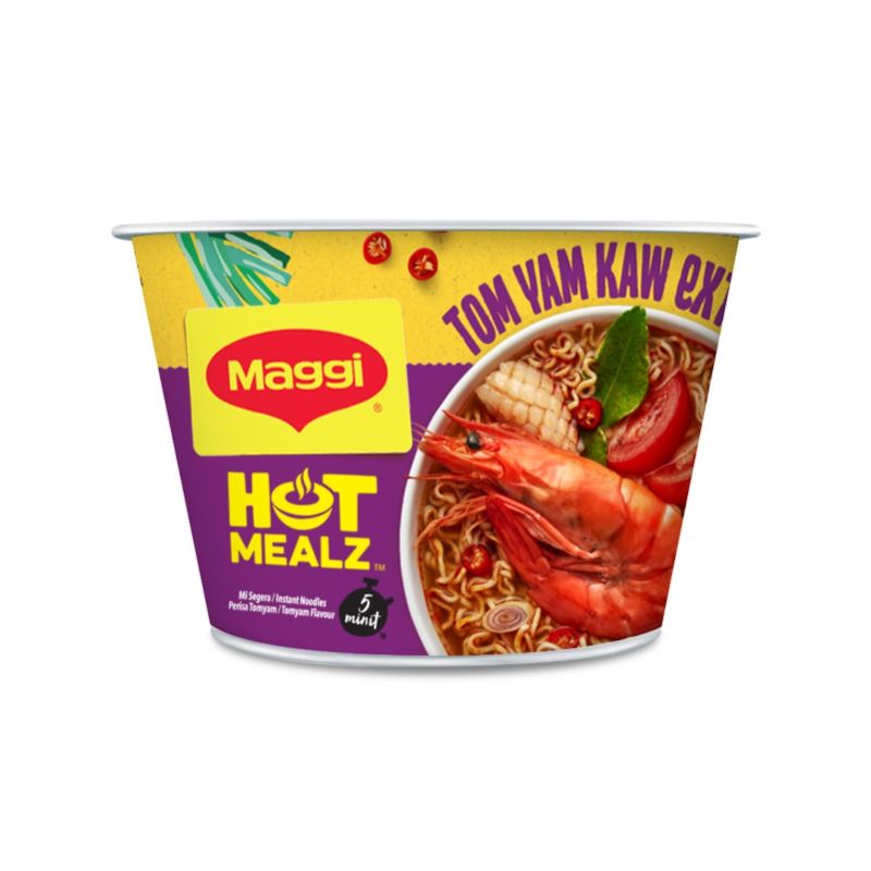 Maggi Hot Mealz Tom Yum Kaw Instant Noodles Bowl
