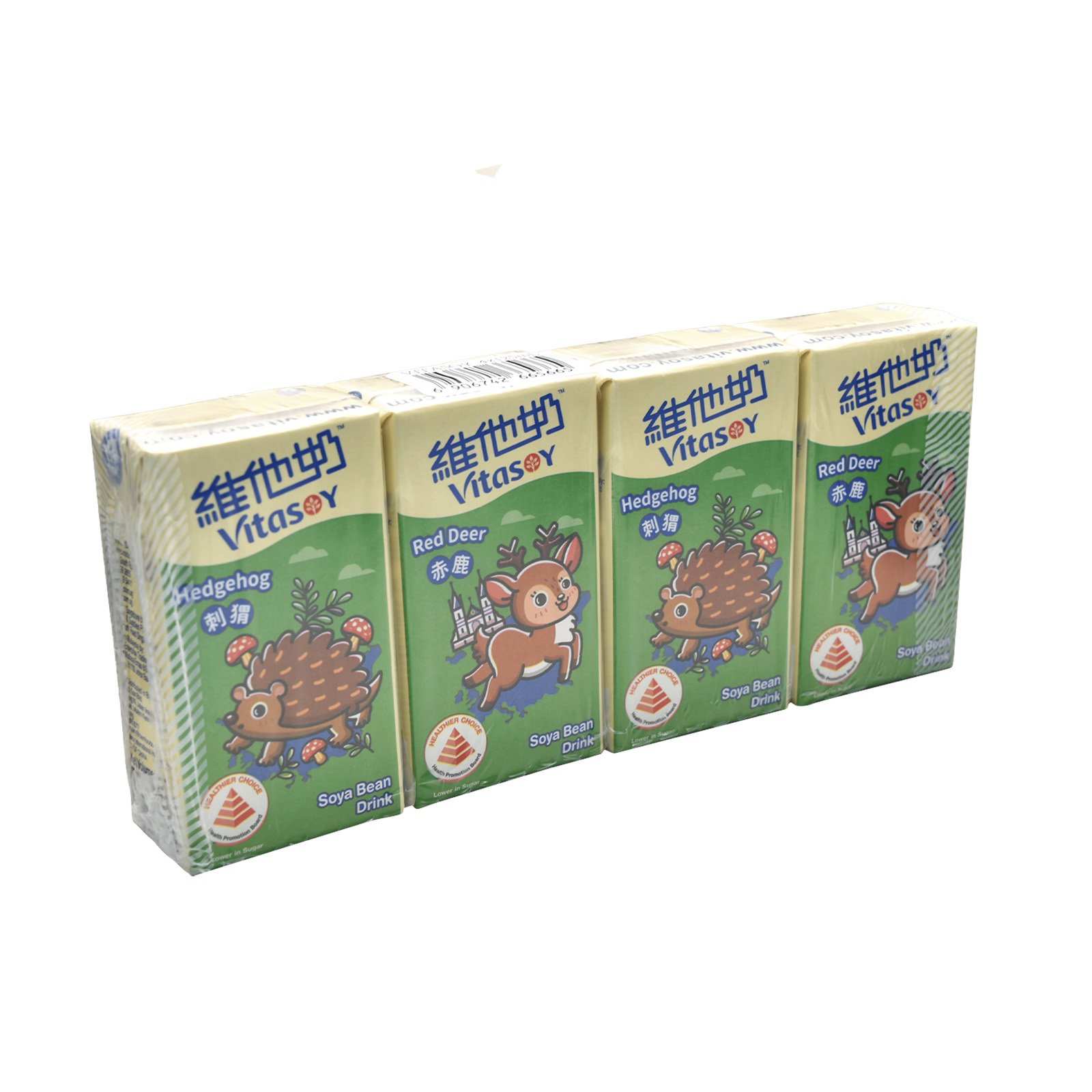 Vitasoy Q Regular Soyabean Milk 4 x 125ml