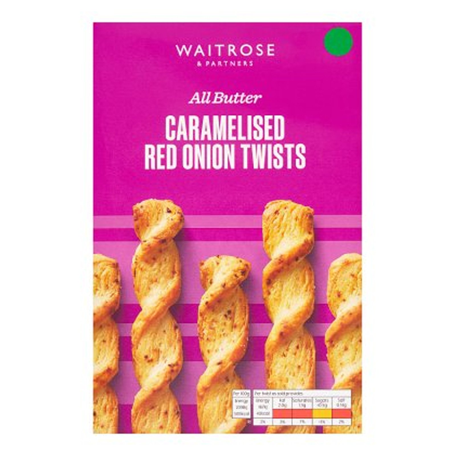 WAITROSE Caramelised Red Onion Twists