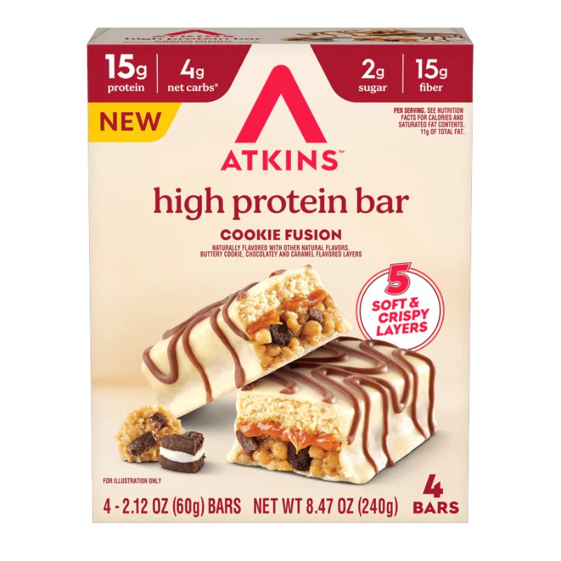 ATKINS Pro Bar Cookie Fusion Bars