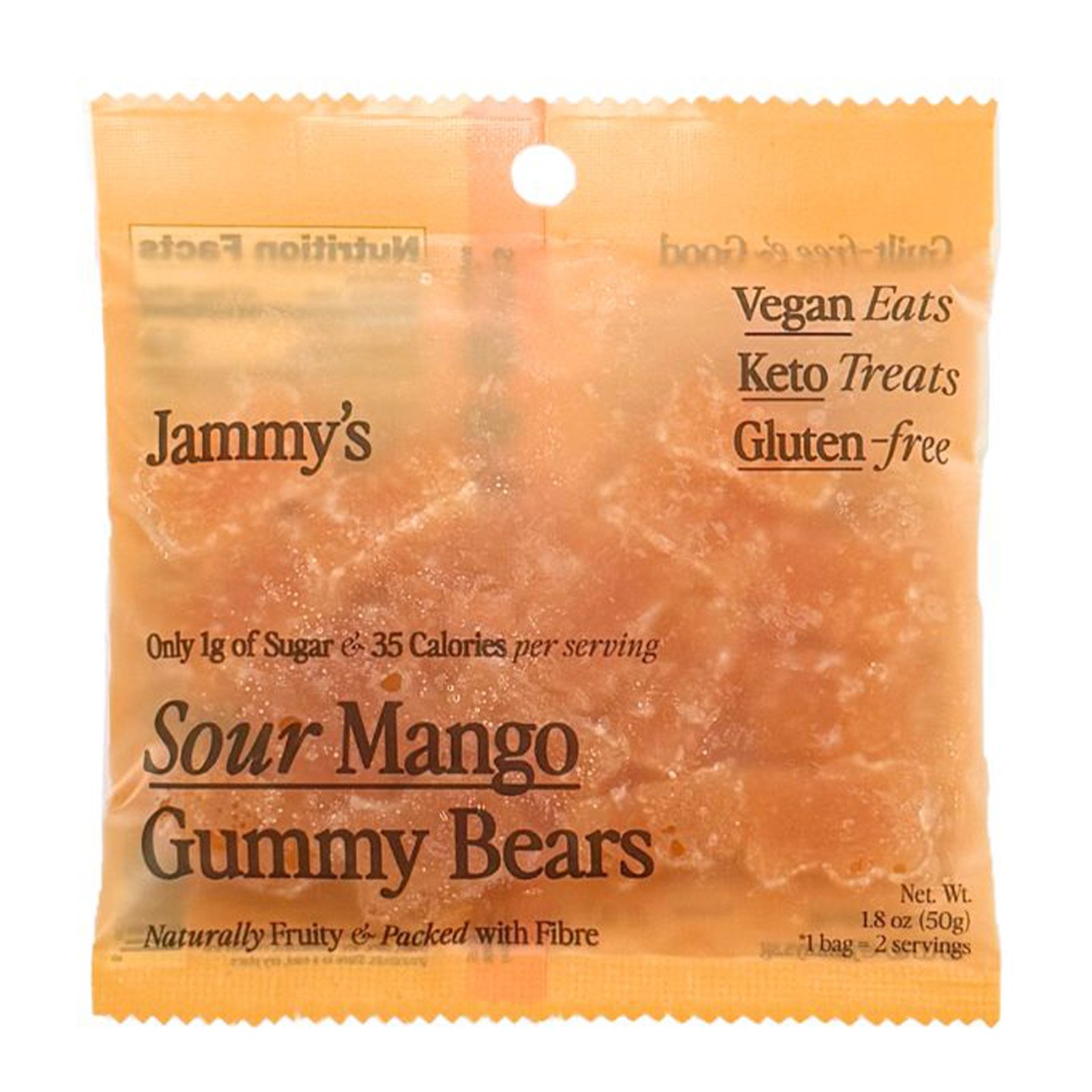 JAMMY'S Sour Mango Gummy Bears