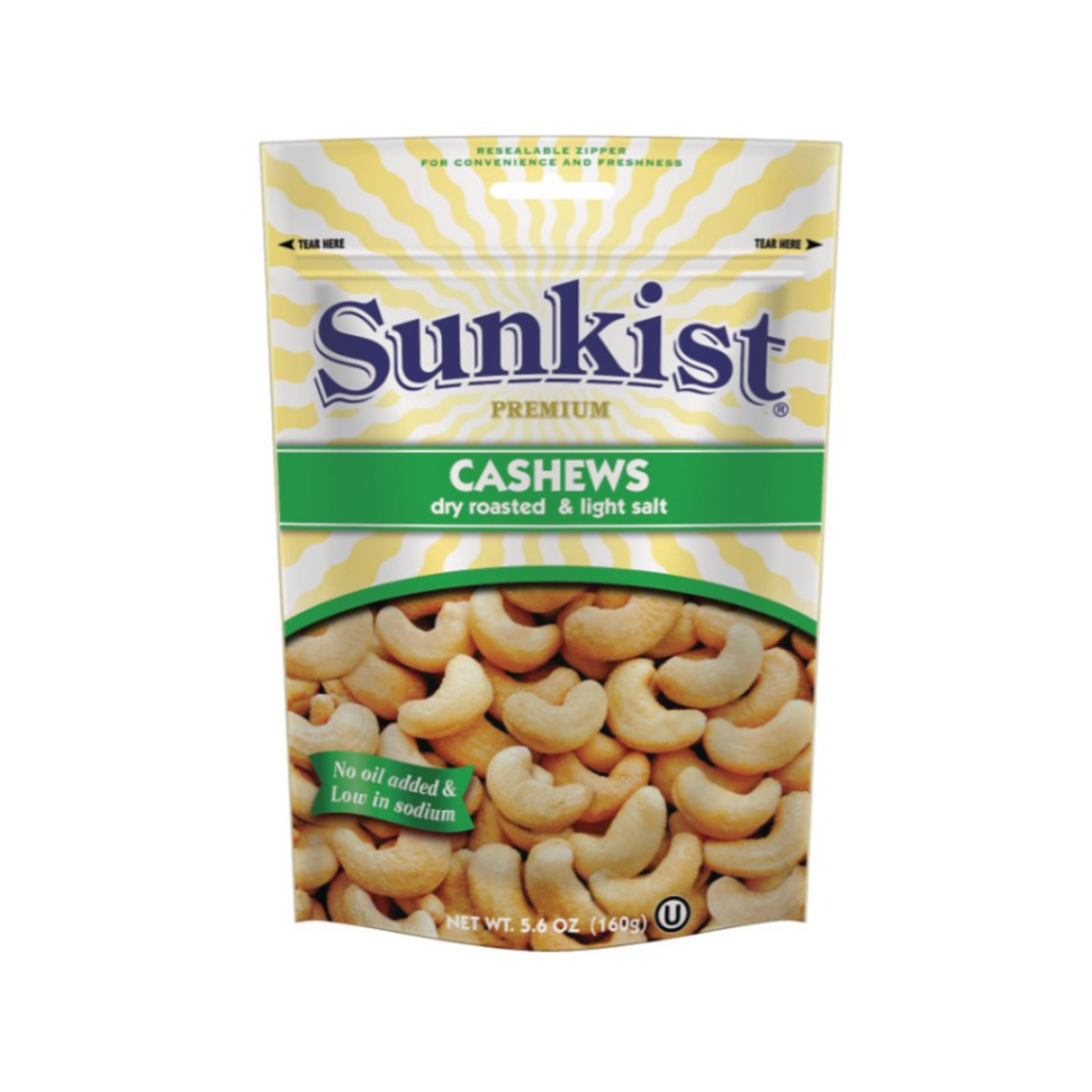 SUNKIST Lightly Salted Cashews